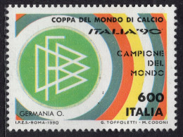 Italia / Italia 1990 Correo 1889 **/MNH Ganador De Italia'90  - 1981-90: Neufs
