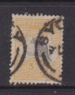 AUSTRALIA    1918   5/-  Grey  And  Yellow   Die II    USED - Gebruikt