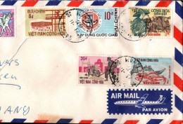 ! 1975 Long Format Airmail Cover, Saigon, Vietnam - Viêt-Nam