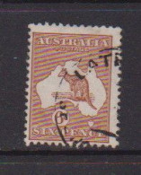 AUSTRALIA    1923   6d-  Chestnut   Wmk  W6    USED - Gebraucht