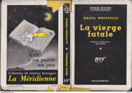 C1  Raoul WHITFIELD La VIERGE FATALE The Virgin Kills SERIE NOIRE JAQUETTE 1951 Port Inclus France - Série Noire