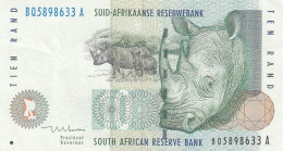 South Africa, #123b,10 Rand 1999 Banknote - Afrique Du Sud