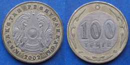 KAZAKHSTAN - 100 Tenge 2002 KM# 39 Independent Republic (1991) - Edelweiss Coins - Kasachstan