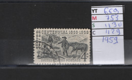 PRIX FIXE Obl  669 YT 753 MIC 1130 SCO 1129 GIB Mont Davidson 1959  58A/08 - Used Stamps