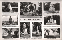 VIENNA, MULTIPLE VIEWS, ARCHITECTURE, MONUMENT, STATUE,  AUSTRIA, POSTCARD - Wien Mitte