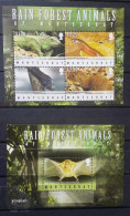 Montserrat 2009, Rain Forest Animals, Two MNH S/S - Montserrat