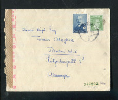 "TUERKEI" 1943, Brief Mit "ZENSUR" Nach Deutschland (80087) - Brieven En Documenten