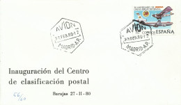 ESPAÑA, SOBRE  CONMEMORATIVO  AÑO  1980 - Covers & Documents