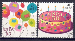 UNO Wien 2001 - 50 Jahre UNPA, Nr. 342 - 343, Postfrisch ** / MNH - Unused Stamps