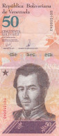 Venezuela #105a, 50 Bolivares, 2018 Banknote - Venezuela