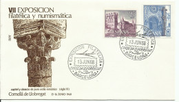 ESPAÑA, SOBRE  CONMEMORATIVO  AÑO 1968 - Covers & Documents