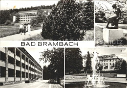 72343553 Bad Brambach Julius Fucik Haus Skulptur Nixe Kurpark Juliot Curie Haus  - Bad Brambach