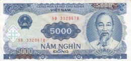 Vietnam #108, 5000 Dong, 1991/1993 Banknote - Viêt-Nam