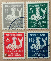 1929 Niederlande Mi.229-232 A /o - Usati