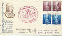 ESPAÑA, SOBRE  CONMEMORATIVO  AÑO 1951 - Lettres & Documents