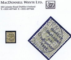 Ireland Louth 1922 Single-ring BALLYMAKENNY DROGHEDA 6 JY 22 Cds On Thom Rialtas 1s Bistre-brown - Other & Unclassified