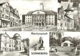 72342514 Sonneberg Thueringen Karl Marx Strasse Rathaus Schlossberg Stadtpark Mu - Sonneberg