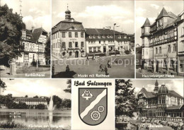 72342414 Bad Salzungen Kurbuecherei Markt Rathaus Henneberger Haus Gradierwerk K - Bad Salzungen