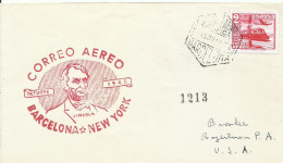 ESPAÑA, SOBRE  CONMEMORATIVO  AÑO 1948 - Lettres & Documents