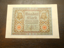 Ancien Billet 100 Mark  1920 - 100 Mark