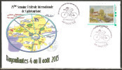 MONTIMBRAMOI 2013 Sur Enveloppe 75éme Semaine Fédérale Cyclotourisme Nantes 9 Août Autoahésif Mon Timbre à Moi MTAM - Altri & Non Classificati