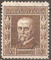 TCHECOSLOVAQUIE - Président Masaryk - Gebruikt