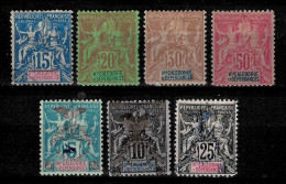 French New Caledonie Year 1890/1910 MH Stamps - Neufs