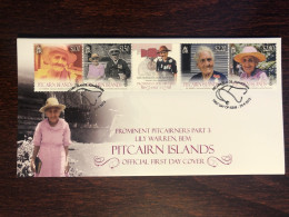 PITCAIRN ISLAND FDC COVER 2013 YEAR RED CROSS MIDWIVES NURSE HEALTH MEDICINE STAMPS - Pitcairn Islands