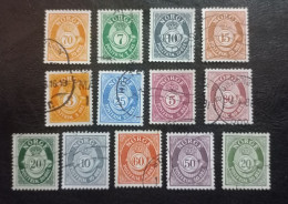 Norway Used Posthorn Stamps - Autres & Non Classés