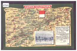 SOLOTHURN - CARTE DU CANTON DE SOLEURE - TB - Soleure