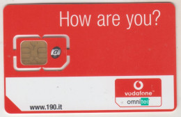 ITALY - Vodafone/Omnitel - SimActiva - How Are You? GSM Card , Mint - Schede GSM, Prepagate & Ricariche