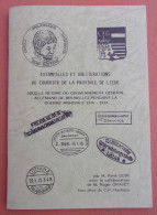 Estampilles Et Oblitération Du Courrier Province Liège - Gouvernement Général Guerre 1914-1918 Ambulants - Otros & Sin Clasificación