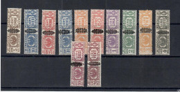 Italia / Luogotenenza 1945 PP 48/59 ** MNH / VF - Postpaketten