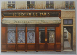 BISTRO DE PARIS - Dégustation De Vins - Enseigne Fromage Fermier / Spécialités - Peintre Illustrateur André RENOUX - Cafés