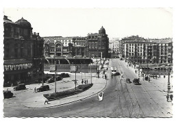 PLAZA DE ARRIAGA Y PUENTE DE LA VICTORIA / ARRIAGA SQUARE AND VICTORY BRIDGE.-  BILBO / BILBAO.- VIZCAYA - (PAIS VASCO) - Vizcaya (Bilbao)