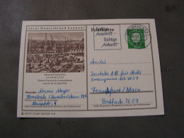 BRD Bildkarte  1963 ,  Saarmesse Aus Zweibrücken - Postkarten - Gebraucht