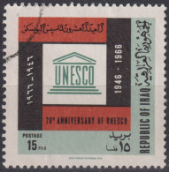 1966 Irak ° Mi:IQ 471, Sn:IQ 422, Yt:IQ 454, 20 Jahre UNESCO - Iraq