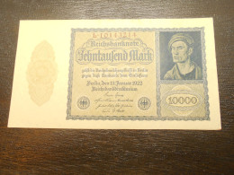 Ancien Billet 10000 Mark  1922 Allemagne - 10.000 Mark