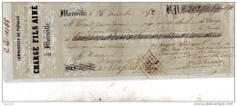 1852 MARSIGLIA - Assegni & Assegni Di Viaggio