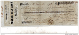 1852 MARSIGLIA - Cheques & Traveler's Cheques