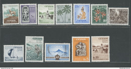 1951-54 Ceylon, Stanley Gibbons N. 419-30, Serie Di 12 Valori, MNH** - Andere & Zonder Classificatie