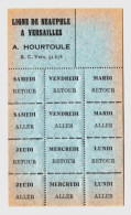 Carte Abonnement Hebdomadaire Ticket De Bus (années 40/50) "A. Hourtoule - Ligne De Neauphle (le Château) à Versailles" - Europe