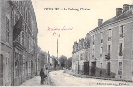 45 - PITHIVIERS : Le Faubourg D'Orléans ( Petite Animation ) - CPA - Loiret - Pithiviers