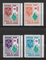 Ukraine 1956 Youth Is The Future Of The Nation, Underground Post, Perf.(Only 200 Issued) Very RARE, VF MNH** - Oekraïne & Oost-Oekraïne