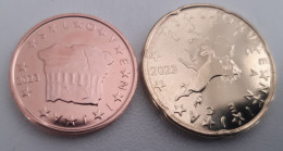 SLOVENIA 2 Cent & 20 Cent 2023 - Slovenië