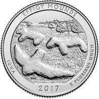 USA EEUU 25 CENTS. QUARTER DOLLAR EFFIGY MOUNDS 2017 D O P A ELEGIR UNC NEW - 2010-...: National Parks