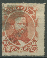 Brasilien 1876 Kaiser Pedro II. 30 Gestempelt - Gebraucht