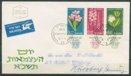 Israel 1961 Pflanzen Blumen 237/39 Mit Tab Ersttagsbrief FDC (X61290) - FDC