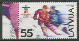 Lettland 2010 Olympische Winterspiele Vancouver Eishockey 781 Gestempelt - Lettonie
