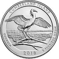 USA EEUU 25 CENTS. QUARTER DOLLAR CUMBERLAND ISLAND 2018 D O P A ELEGIR UNC NEW - 2010-...: National Parks